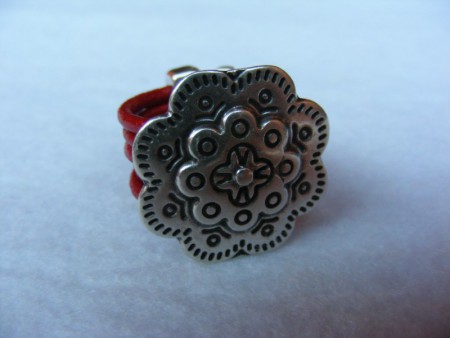 Anillo flor